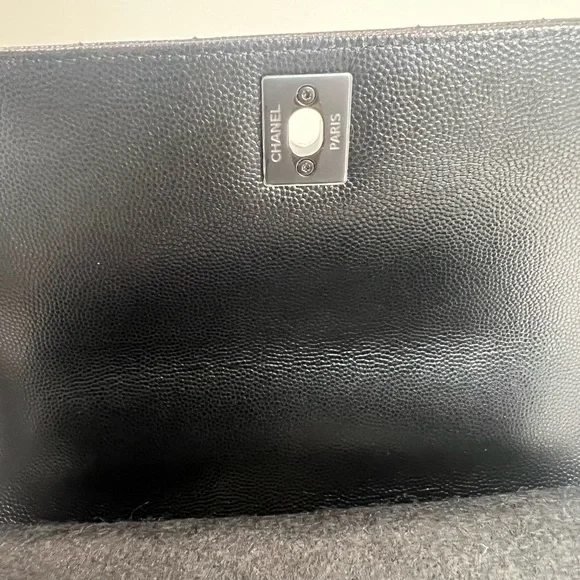 Chanel Black Chevron Coco Handle w Black Hardware - Picture 9 of 17